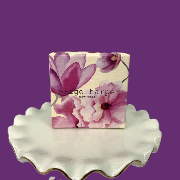 Paige Harper Giftable Sterling Silver Round CZ Earrings - Picture 3 of 3